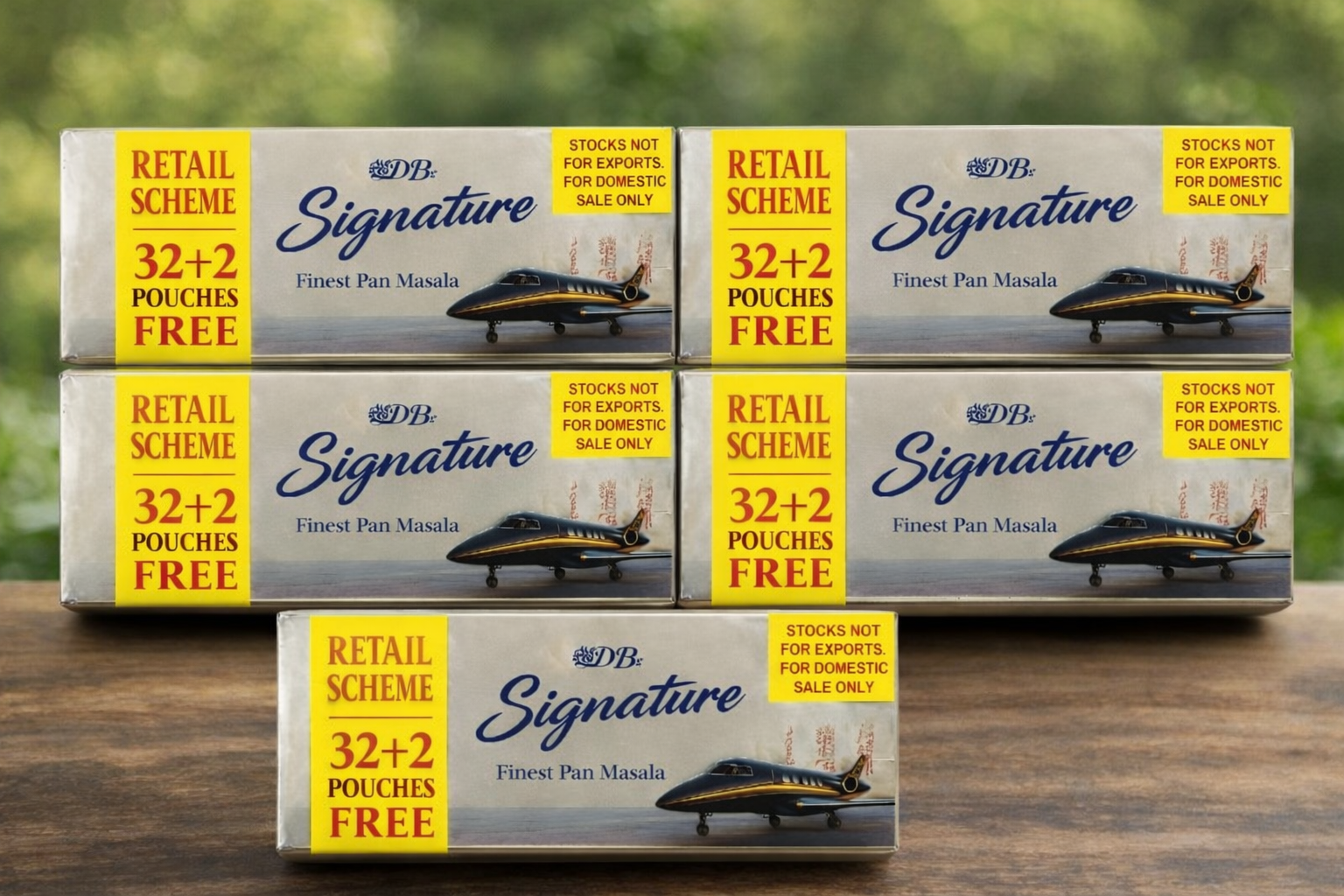 Signature Pan Masala 4Grm 10 Rs Mrp 5 Box Combo